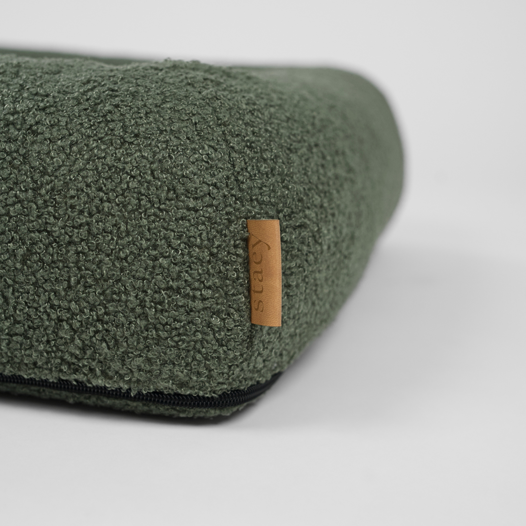 Karla Orthopedic Dog Bed | Moss Bouclé