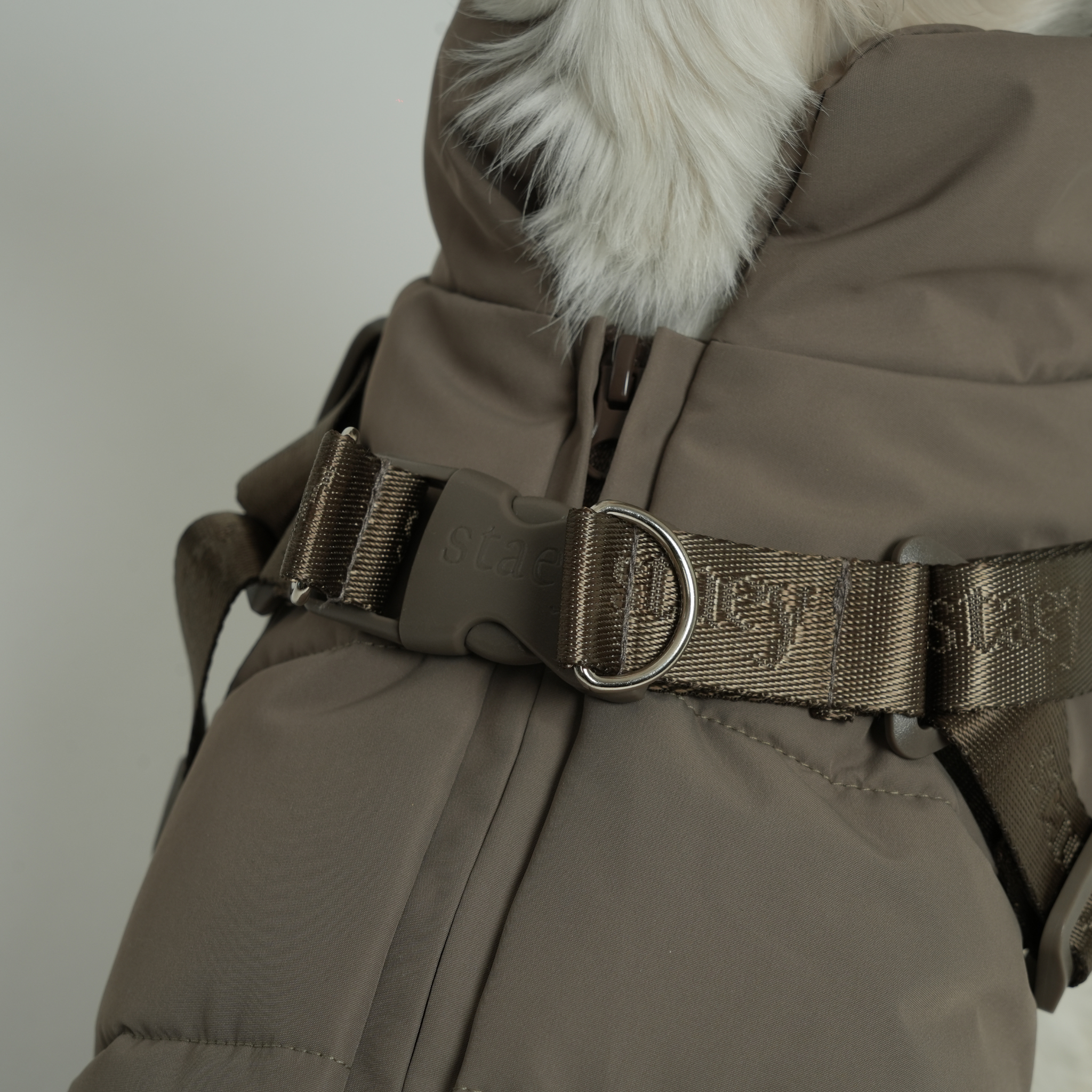 Vera Dog Coat w. Harness | Sage