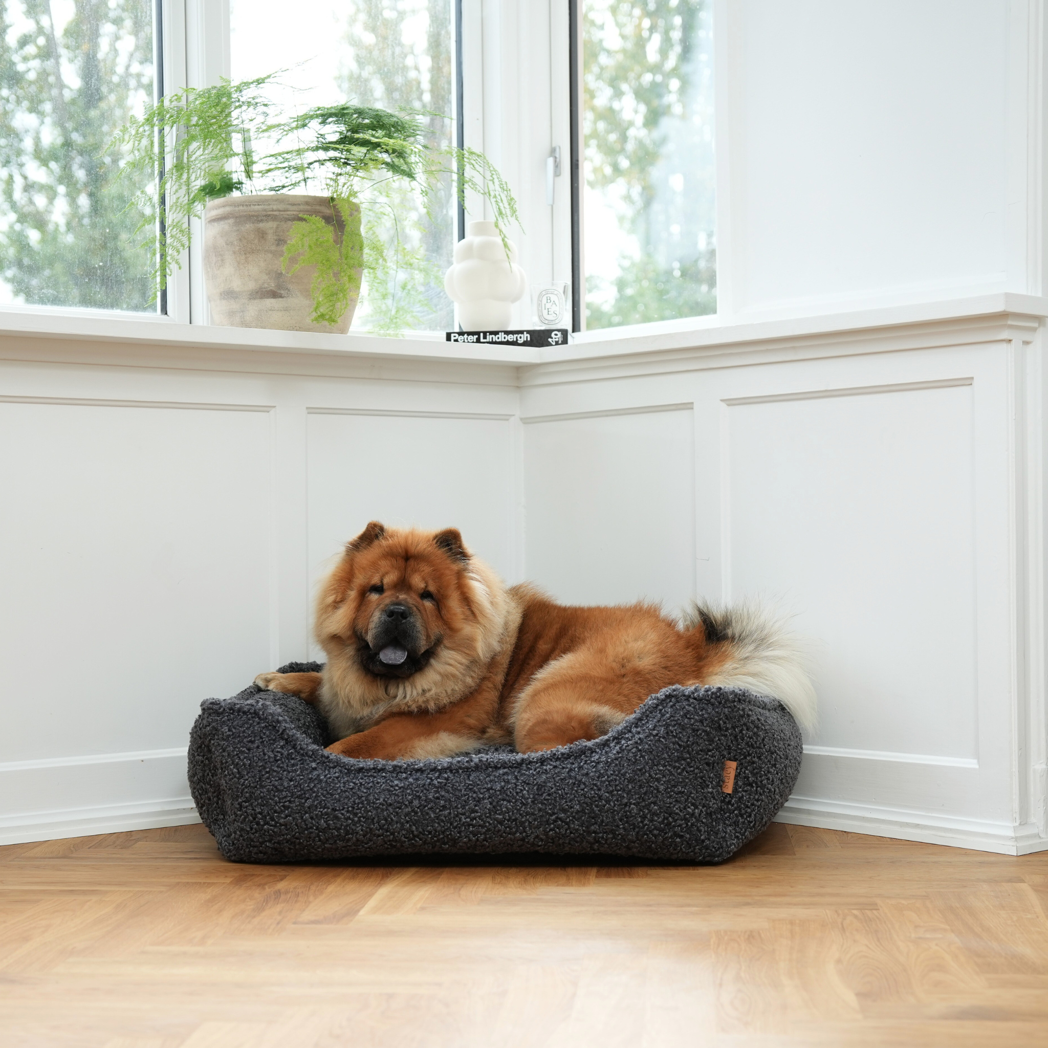 Tora Dog Bed | Storm Curly