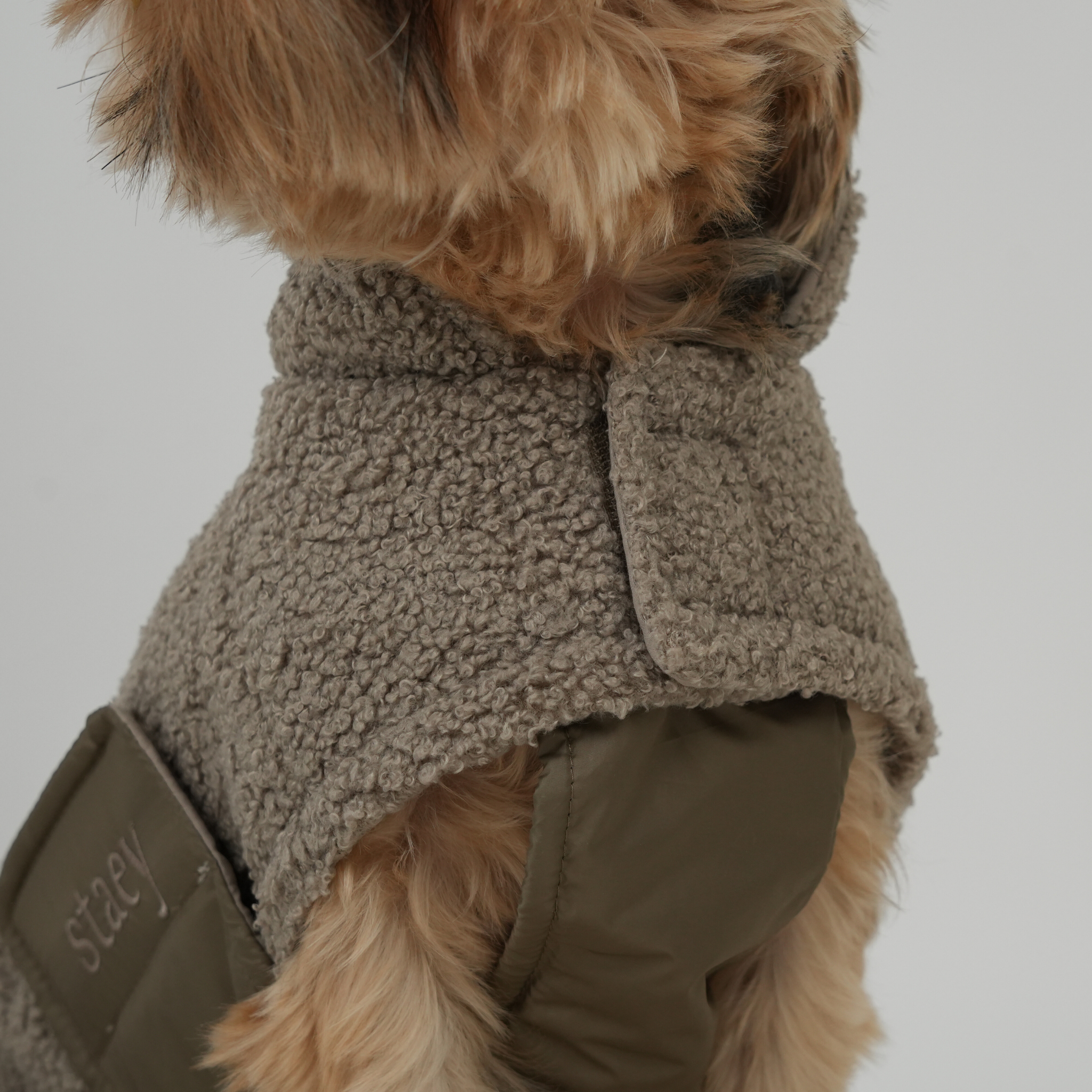 Teddy Dog Coat | Taupe