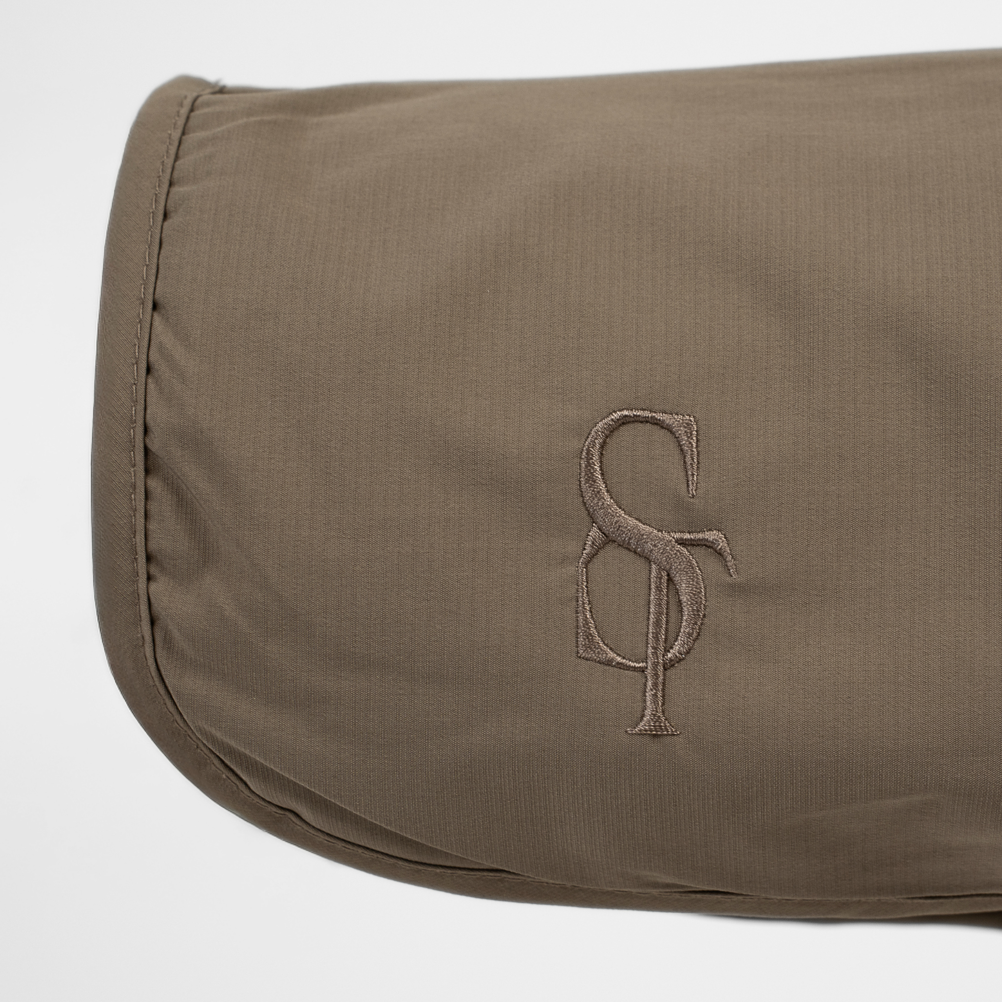 Imperméable doudoune harnais pour chien | Taupe