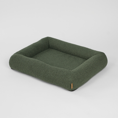 Karla Orthopedic Dog Bed | Moss Bouclé