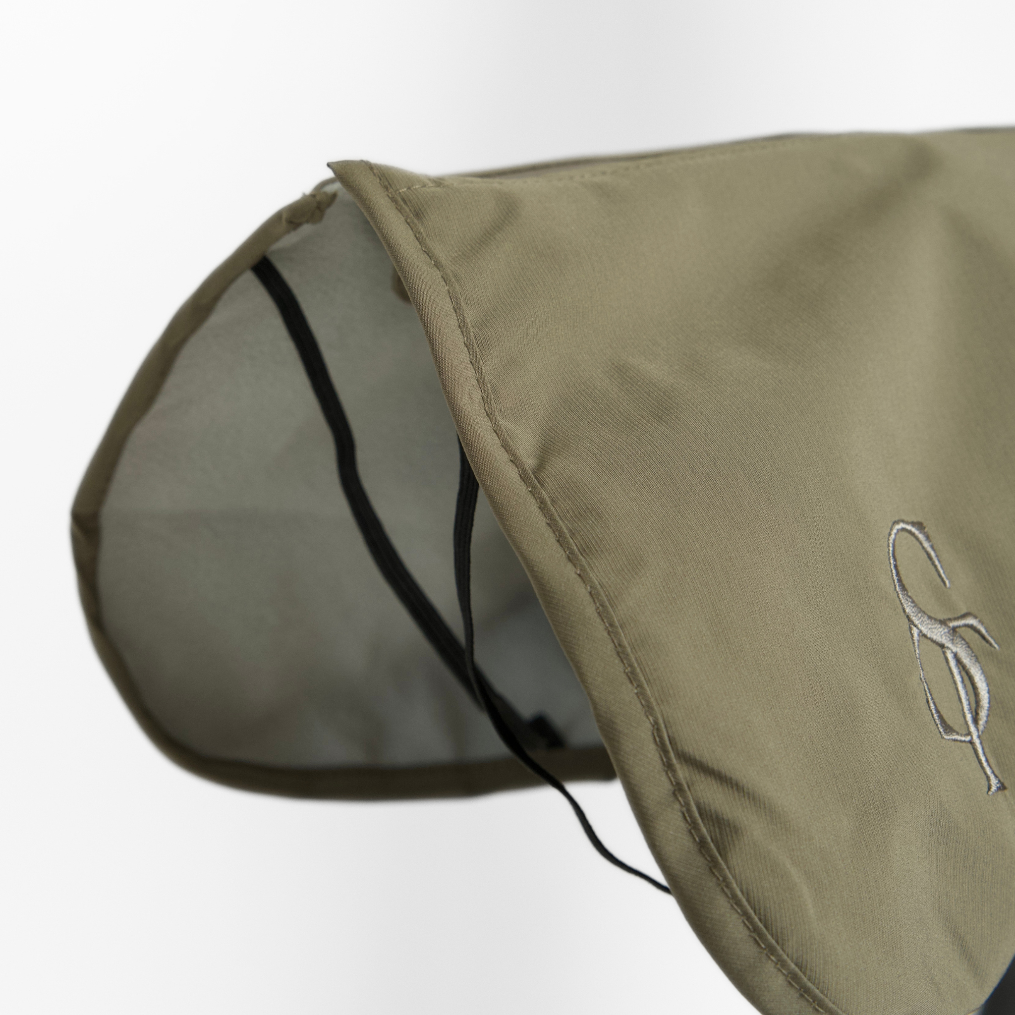 Imperméable pour chien Leva avec harnais | Moss green