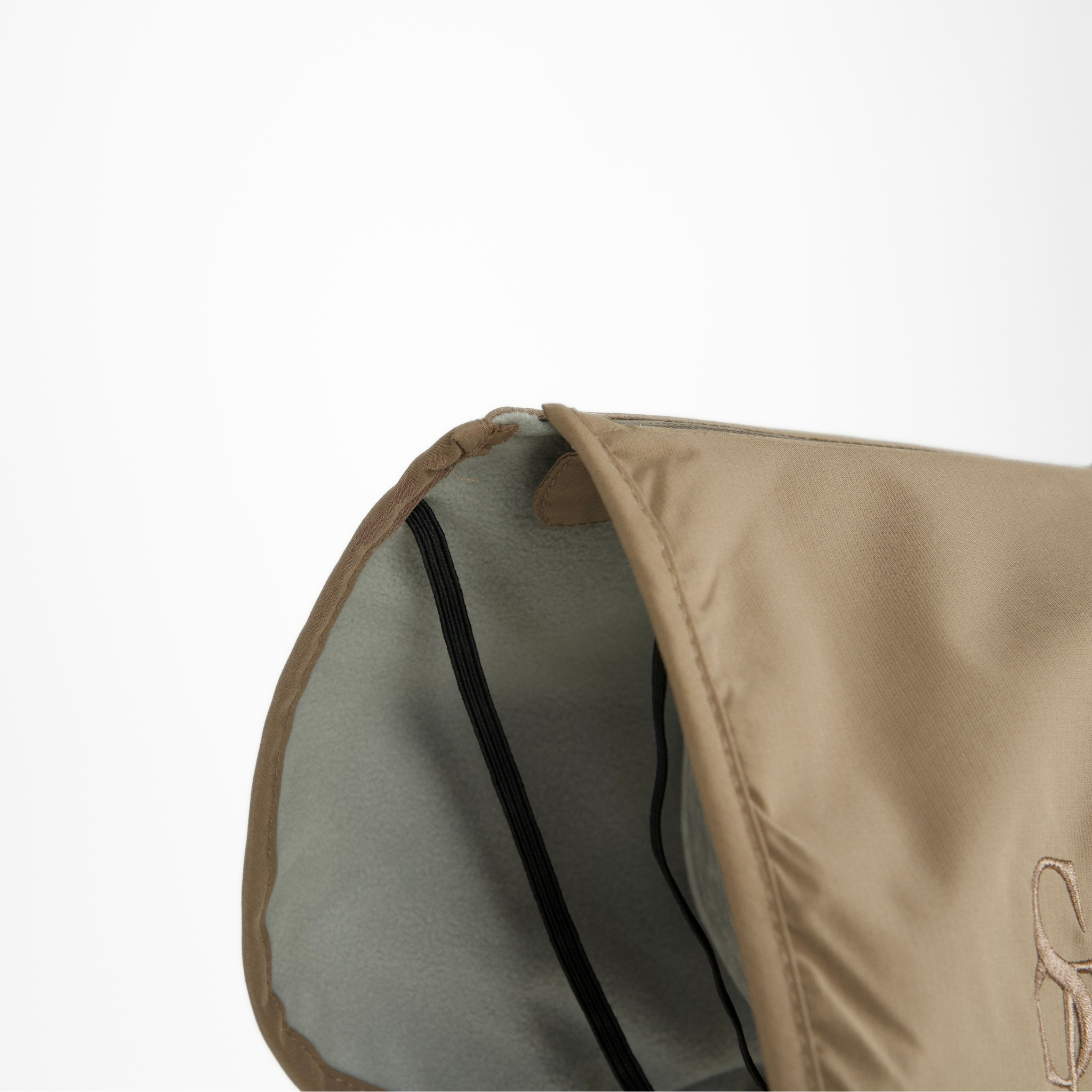 Imperméable pour chien Leva avec harnais | Taupe