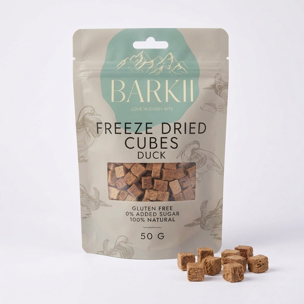 Gourmandises lyophilisées Barkii | Canard | 50 g.